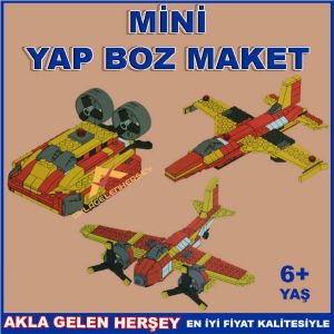 266 PARÇA LEGO MAKET ASKERİ HAVA ARACI SETİ