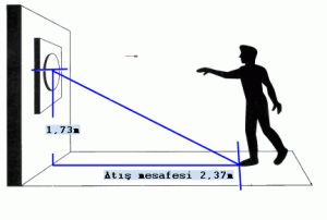 30cm Çift Yönlü Profesyonel Ahşap Dart Seti