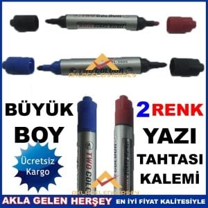 Kargo Dahil BÜYÜK BOY XL ÇİFT RENK YAZI TAHTASI KALEMİ