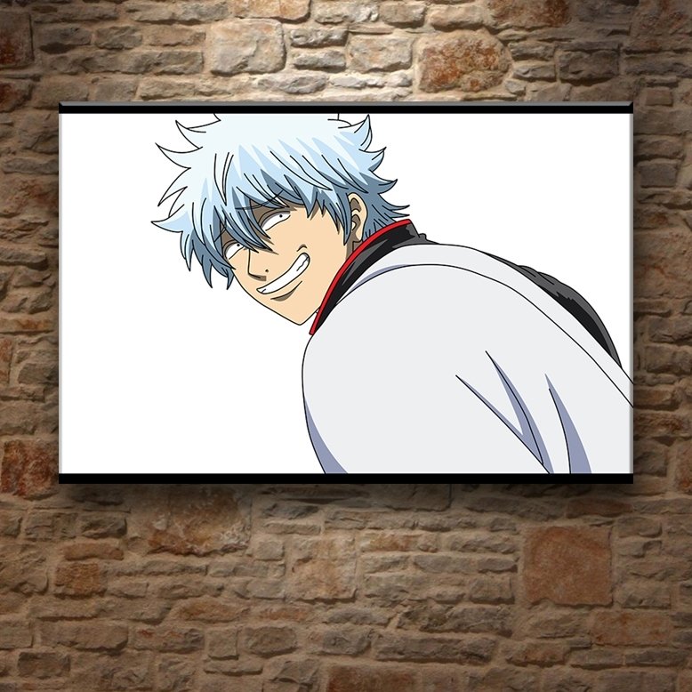 SAKATA GINTOKI 7 değişen ölçü ORİJİNAL KANVAS TABLO