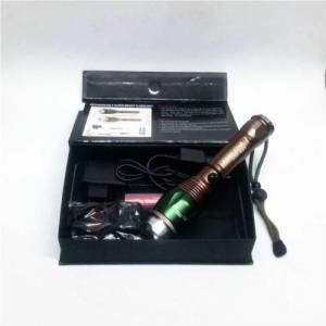 1600 Metre Mesafeli Zoomlu ve Şarjlı El Feneri - Bisiklet ve Silah Üzerine Takılabilen El Feneri