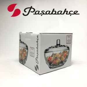 Paşabahçe 97236 Perla Kapaklı Şekerlik Şık Kalieteli Cam Ürün Tasarım