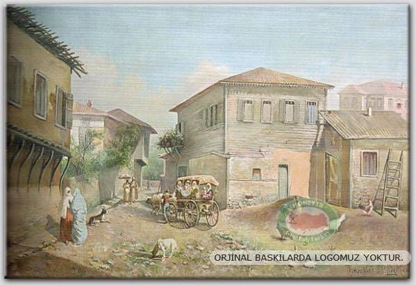 100x70cm ÇERÇEVELİ CANVAS TABLO OSMANLI TBL -579