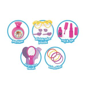 Barbie Kutulu Güzellik Oyun Seti