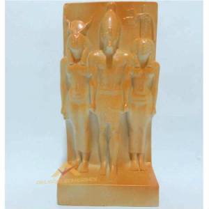 2'Li Set Porselen Kitap Dayama Standı Antik Mısır Dönemi Tanrıça Hathor Mykerinos