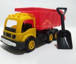 29cm KÜREKLİ PLASTİK OYUNCAK DAMPERLİ KAMYON