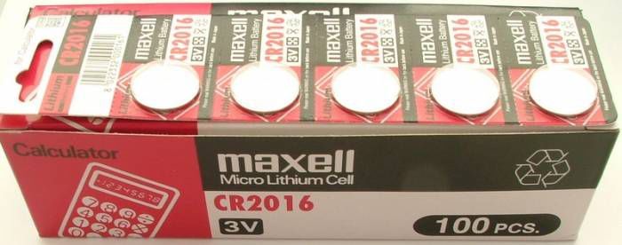 5 adet MAXELL CR2016 LITHIUM 3V DÜĞME PİL