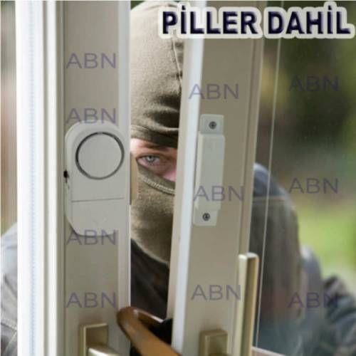 Sensörlü Kapı,Pencere Alarmı Manyetik Güçlü Sesli Alarm Kapınız,Pencereniz Sizden Habersiz Açılmasın
