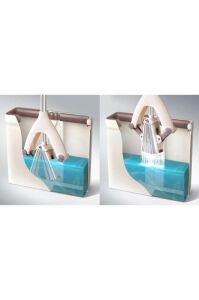 Sıkma Kovalı Süngerli Kelebek Mop+1 Yedek Sünger  Başlık Ultra Arındırıcı Yeni Nesil Temizlik Seti