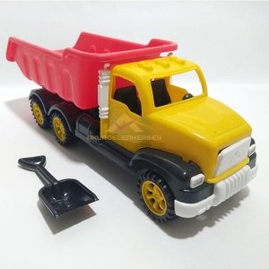 45cm KÜREKLİ PLASTİK OYUNCAK DAMPERLİ KAMYON