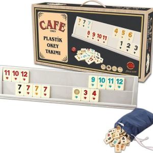 ÇABUK DEFORME OLMAYAN 1.KALİTE TAŞLARI İLE STAR KAHVECİ PLASTİK OKEY TAKIMI