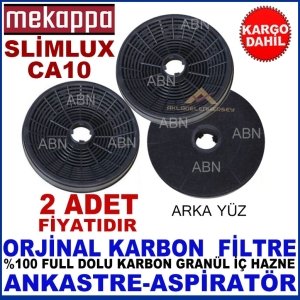 MEKAPPA SLİMLUX CA10 ANKASTRE DAVLUMBAZ GRANÜL KARBONLU FİLTRE