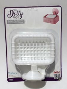 10x6,5cm Farklı Renklerde Yerli Ebatlarında Vantuzlu Askı Sabunluk