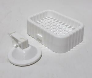 10x6,5cm Farklı Renklerde Yerli Ebatlarında Vantuzlu Askı Sabunluk