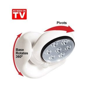 360° Dönebilen Led Işıklı Otomatik Hareket Sensörlü Kapı Işığı - Light Angel Gece Lambası