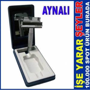 Özel Kutulu Antika Model Aynalı Traş Makinası