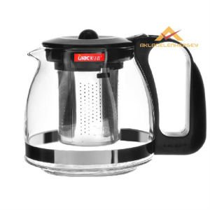 FİLTRELİ ÇELİK SÜZGEÇLİ BÜYÜK BOY CAM DEMLİK KD