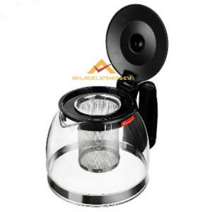 FİLTRELİ ÇELİK SÜZGEÇLİ BÜYÜK BOY CAM DEMLİK KD