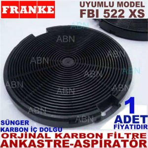 FRANKE ANKASTRE DAVLUMBAZ FİLTRESİ FRANKE FBI 522 XS MODEL DAVLUMBAZ İÇİN SÜNGERLİ KARBON FİLTRE