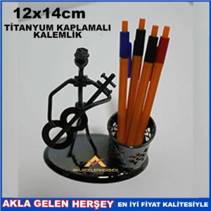 METAL TİTANYUM KAPLAMA KLASİK GİTAR ÇALAN BİBLO