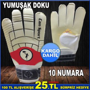 YUMUŞAK DOKUSU KULLANIMI KOLAYLAŞTIRILMIŞ KALİTELİ MALZEMEDEN ÜRETİLMİŞ 10 NUMARA KALECİ ELDİVENİ-1