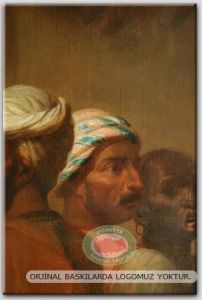 100x70cm ÇERÇEVELİ CANVAS TABLO OSMANLI TBL -549