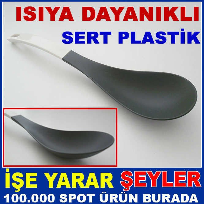 220C ISIYA DAYANIKLI SERT PLASTİK YEMEK KAŞIĞI