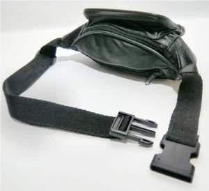 FERMUARLI 4 CEP HAKİKİ DERİ FREEBAG BEL ÇANTASI