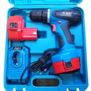 Tam Profesyonel 18V Çift Akülü Şarjlı Matkap -18v Ni-cd Özel Akülü Dünyanın En iyi Şarjlı Matkabı