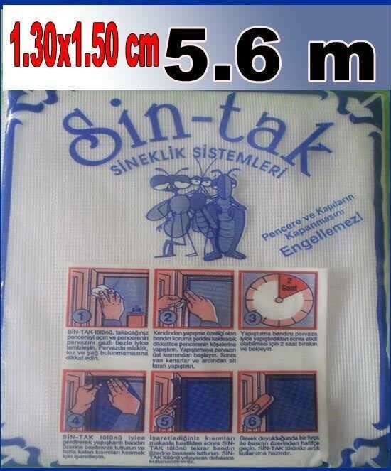 130x150cm ÇİFT KANAT CIRT PENCERE KAPI SİNEKLİĞİ