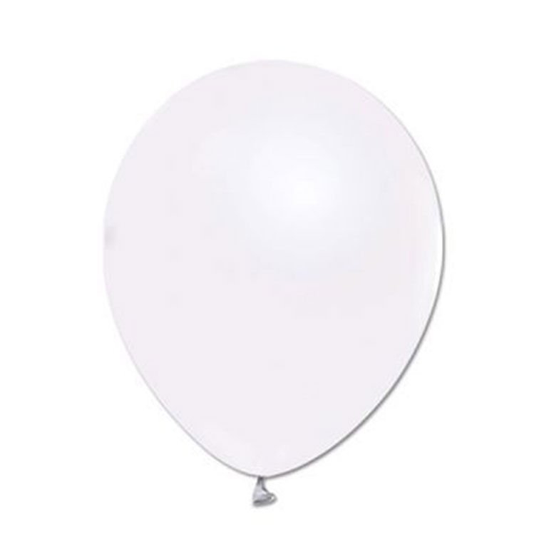 25'li Paket Metalize Balon 15 Farklı Renk Seçeneği ile 1.Kalite İtalyan 30cm Lateks Metalik Balon Beden Yok - beyaz