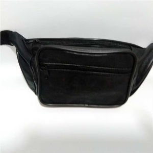 FERMUARLI 4 CEP HAKİKİ DERİ FREEBAG BEL ÇANTASI