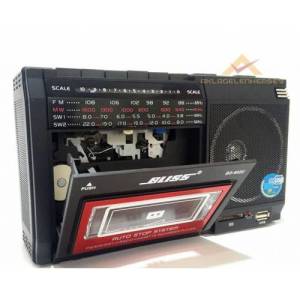KAYITLI KASET ÇALAR USB SD KART GİRİŞLİ RADYOLU KASETÇALAR TEYP
