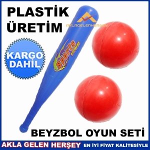 KARGO DAHİL PLASTİKTEN ÜRETİM OYUNCAK BEYZBOL OYUN SETİ