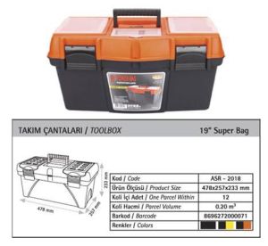 19" POWER BAG LÜKS TAKIM ÇANTASI 48x26x24cm