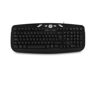 Everest Kablolu Usb Girişli Multimedya Q Klavye Siyah KB-831U