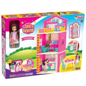Lola'nın 3 Katlı Evi Aksuarlı Oyun Evi