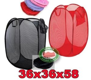 Katlanır Çamaşır Sepeti Pratik Oyuncak Sepeti