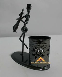 METAL TİTANYUM KAPLAMA KLARNET ÇALAN BİBLO