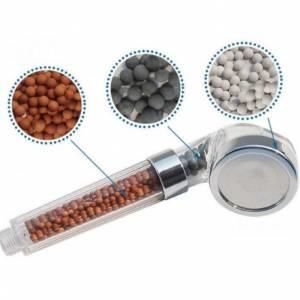 Su Tasarruflu Arıtmalı Filtreli Mineralli Duş Başlığı Basınçlı Duş Spirali Fıskiye