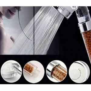 Su Tasarruflu Arıtmalı Filtreli Mineralli Duş Başlığı Basınçlı Duş Spirali Fıskiye