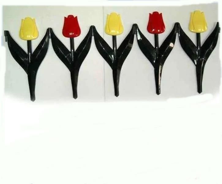 300 Cm Lale Desenli Sert Plastik Bahçe Çiti