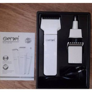 Gemei GM-585 Şarjlı Traş Makinesi 3 Başlıklı Saç,Sakal,Burun,Kulak Yüksek Hassasiyet Tıraş Makinesi