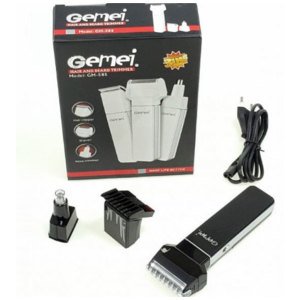 Gemei GM-585 Şarjlı Traş Makinesi 3 Başlıklı Saç,Sakal,Burun,Kulak Yüksek Hassasiyet Tıraş Makinesi