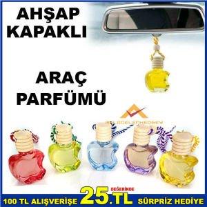 AHŞAP KAPAKLI KALICI ARABA KOKUSU OTO PARFÜMÜ