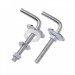 ERGONOMİK PASLANMAZ METAL KROM KLOZET KAPAK MONTAJ VİDASI (APARATI)