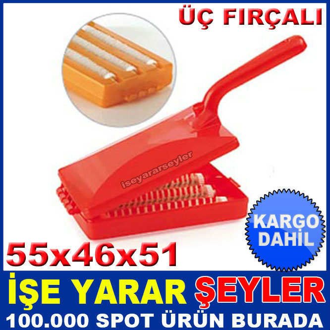 KOLAY TUTULABİLİR SAPLI ÜÇ FIRÇALI GIRGIR KD