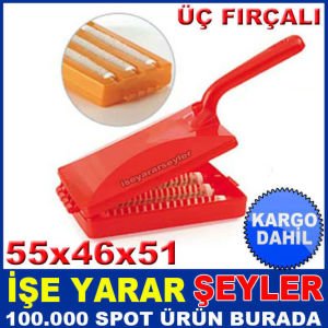 KOLAY TUTULABİLİR SAPLI ÜÇ FIRÇALI GIRGIR KD