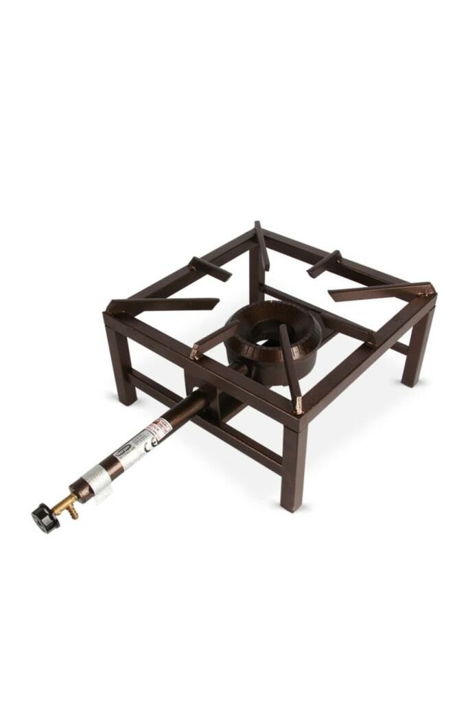 Yüksek Isılı Har Atevli Tüplü Sahra Ocak Aşure Kavurma Düğün Yemeklerine 21cm Kazan tipi Aşçı Ocağı