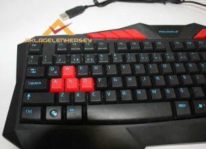 POLYGOLD USB KABLOLU MULTİMEDYA OYUNCU KLAVYESİ